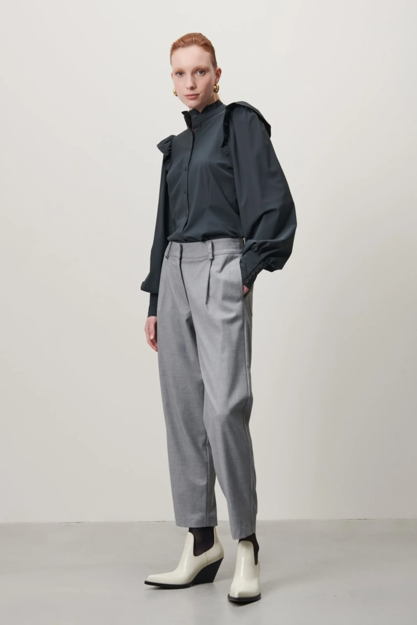 Kim Blouse Technical Jersey