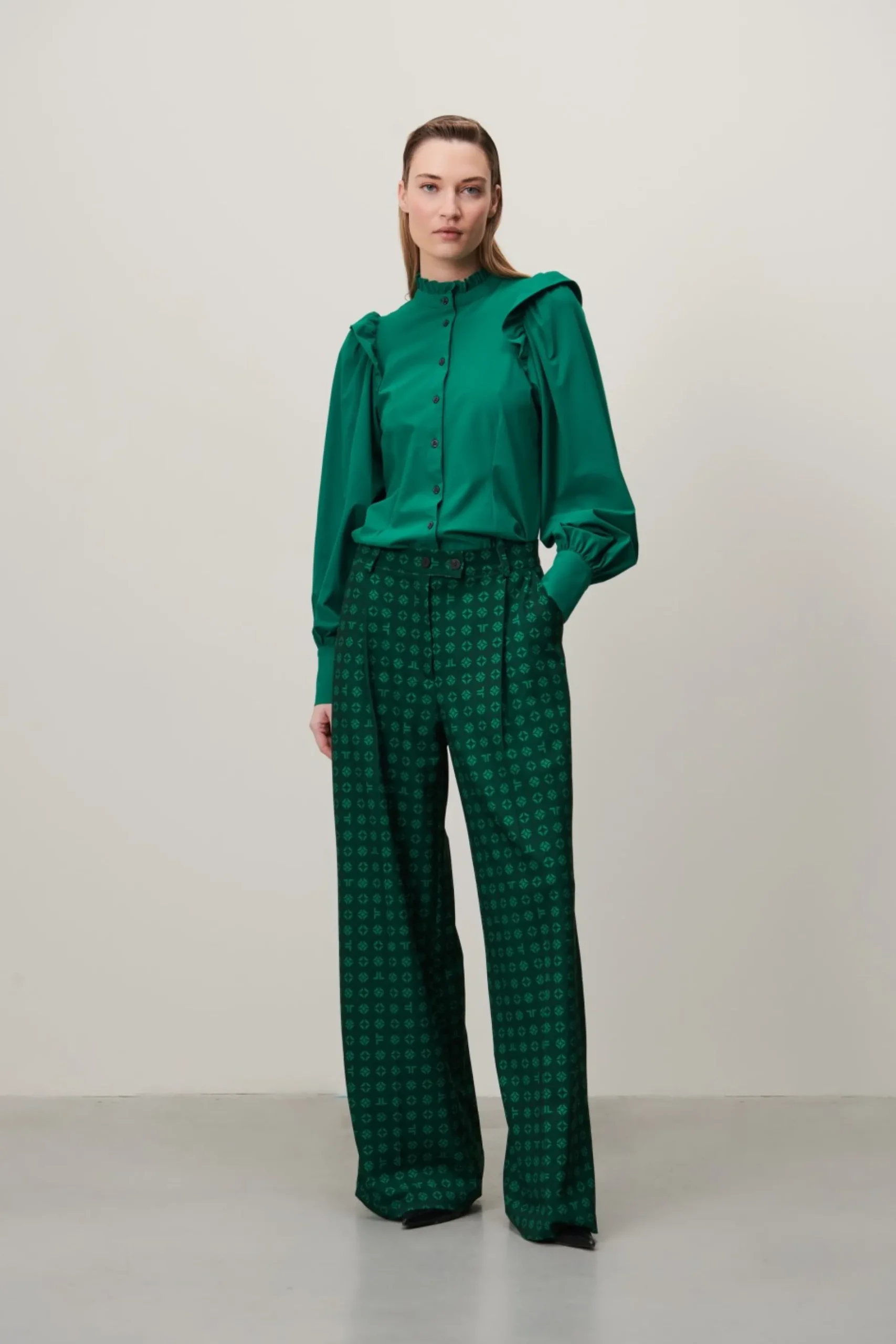 Kim Blouse Technical Jersey