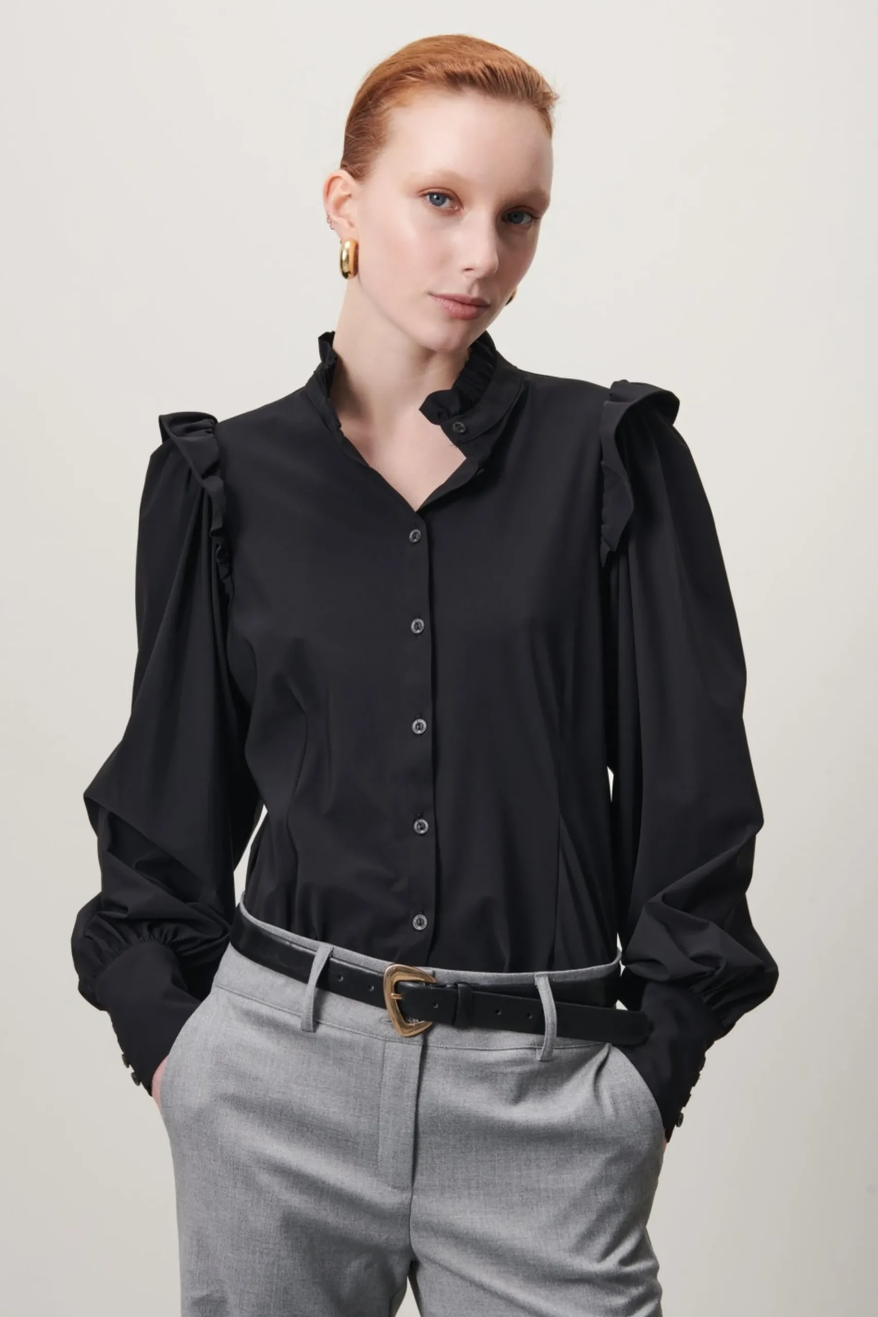 Kim Blouse Technical Jersey