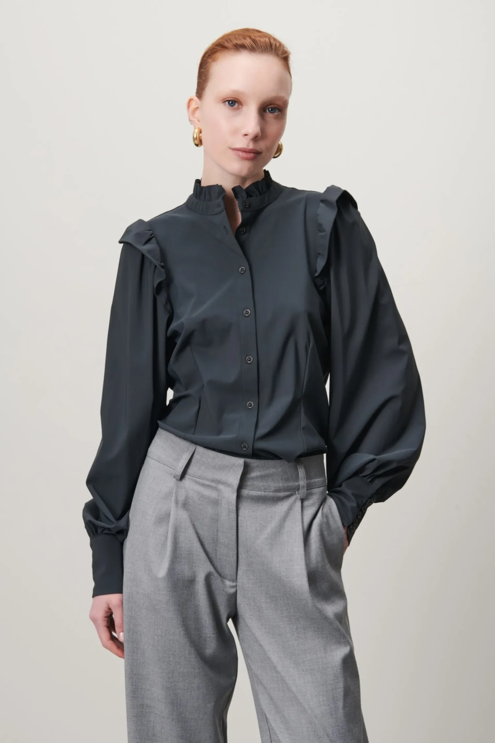 Kim Blouse Technical Jersey