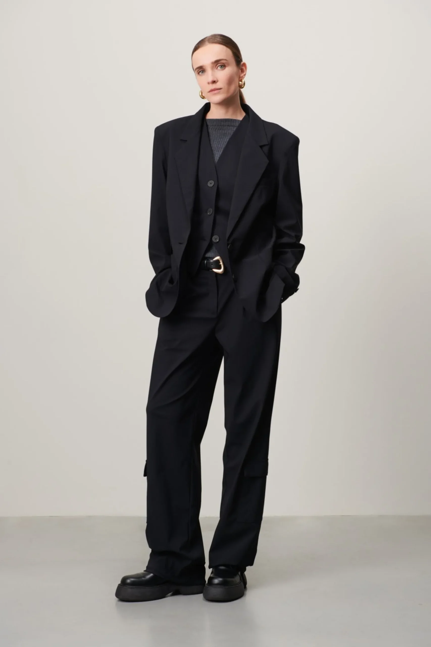 Lennard Oversize Blazer Technical Jersey
