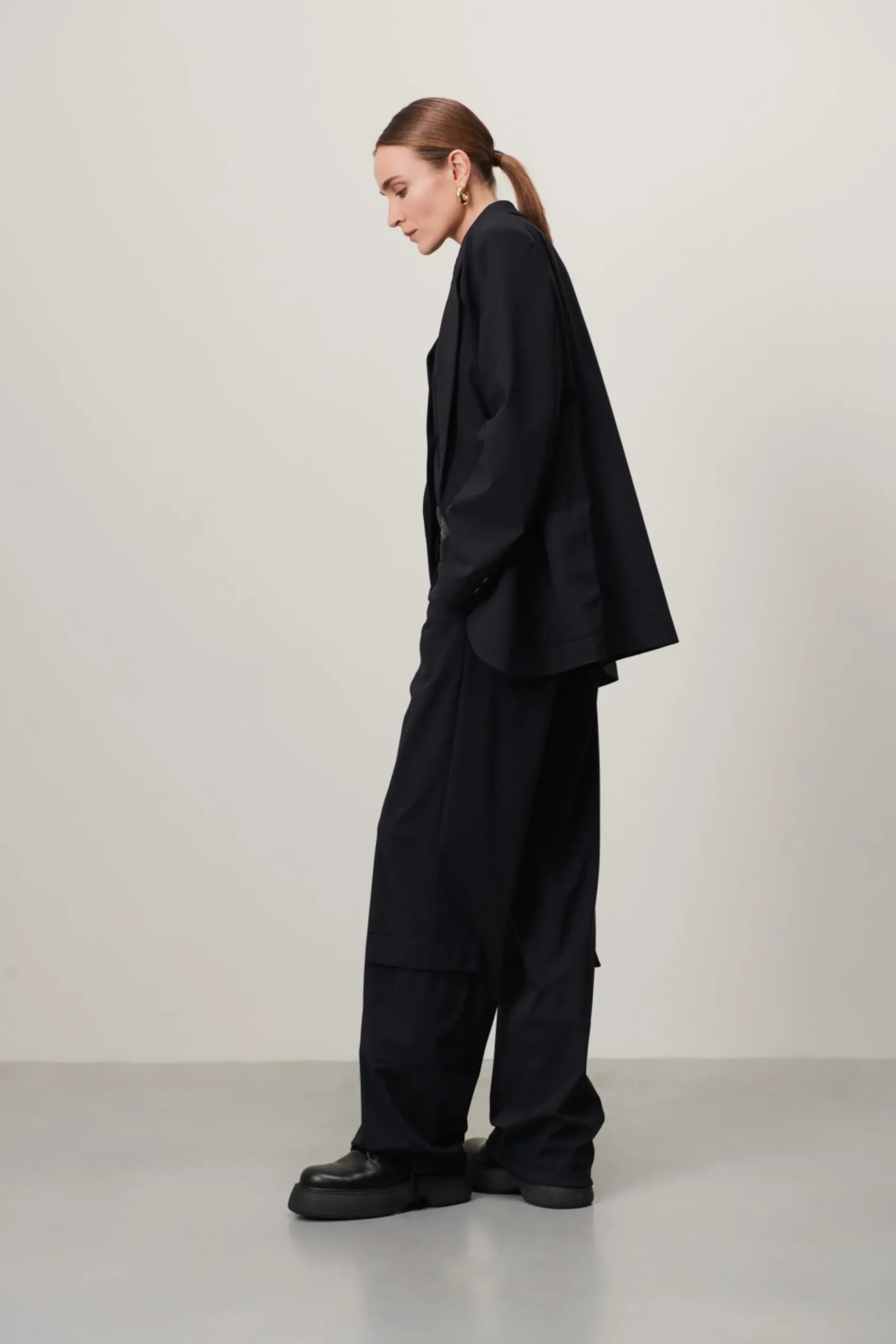 Lennard Oversize Blazer Technical Jersey