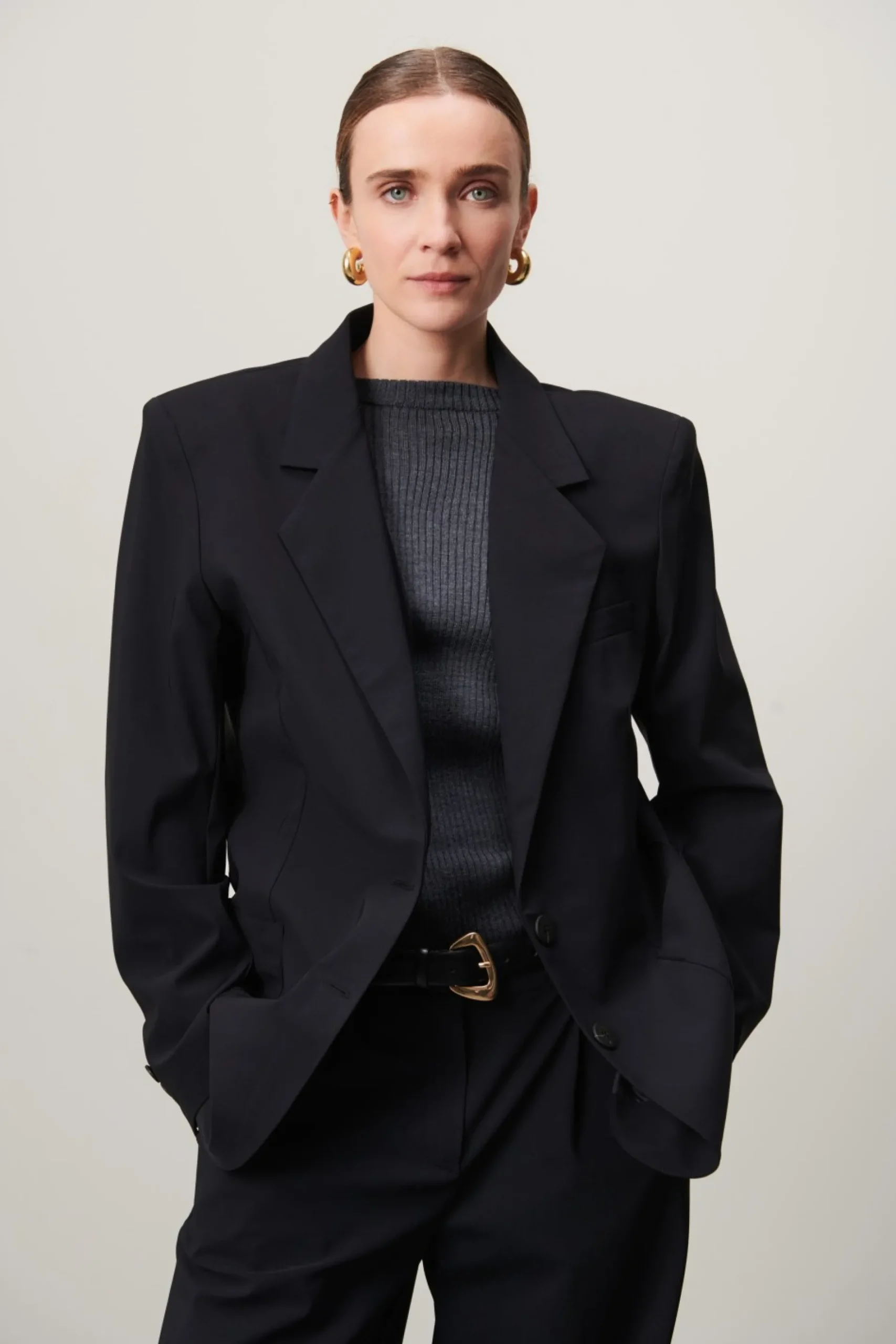 Lennard Oversize Blazer Technical Jersey