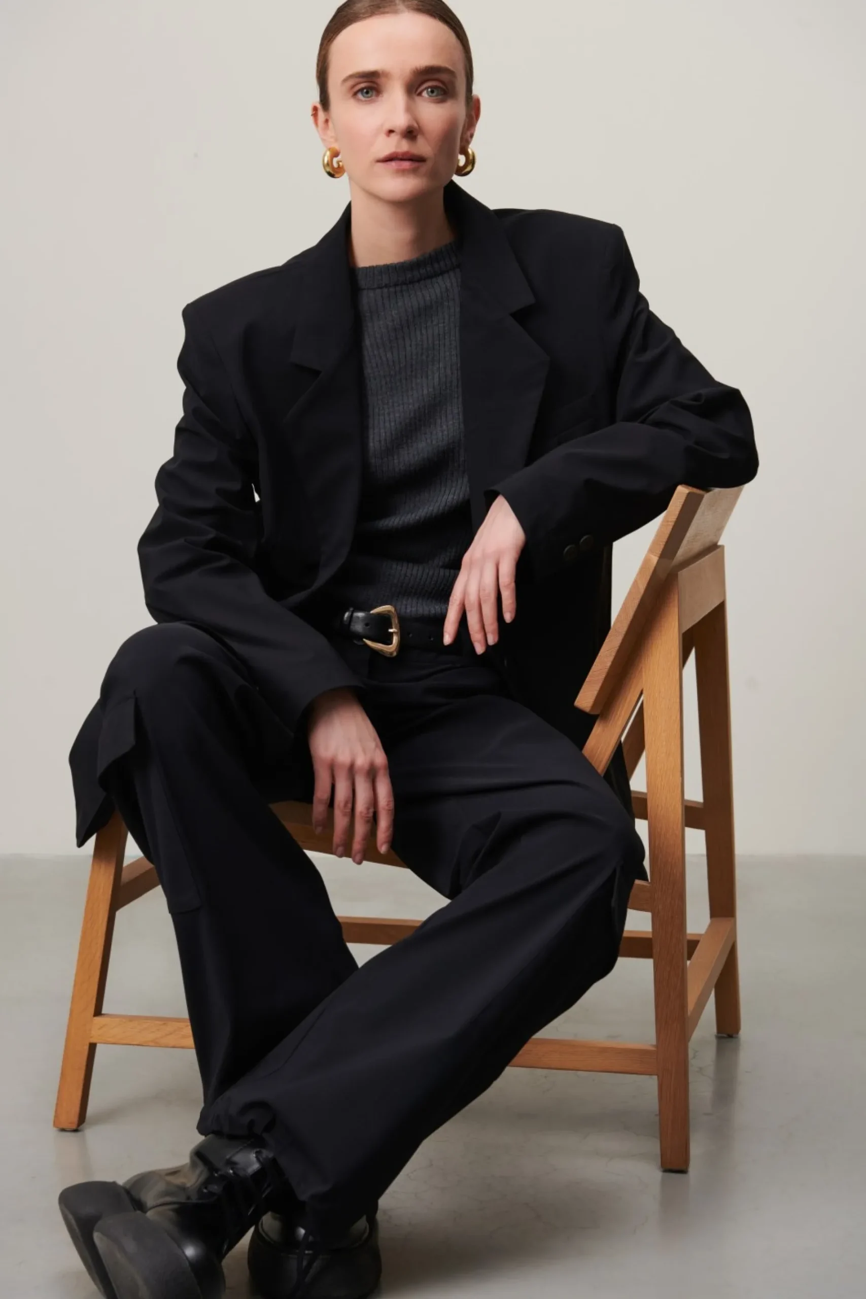 Lennard Oversize Blazer Technical Jersey