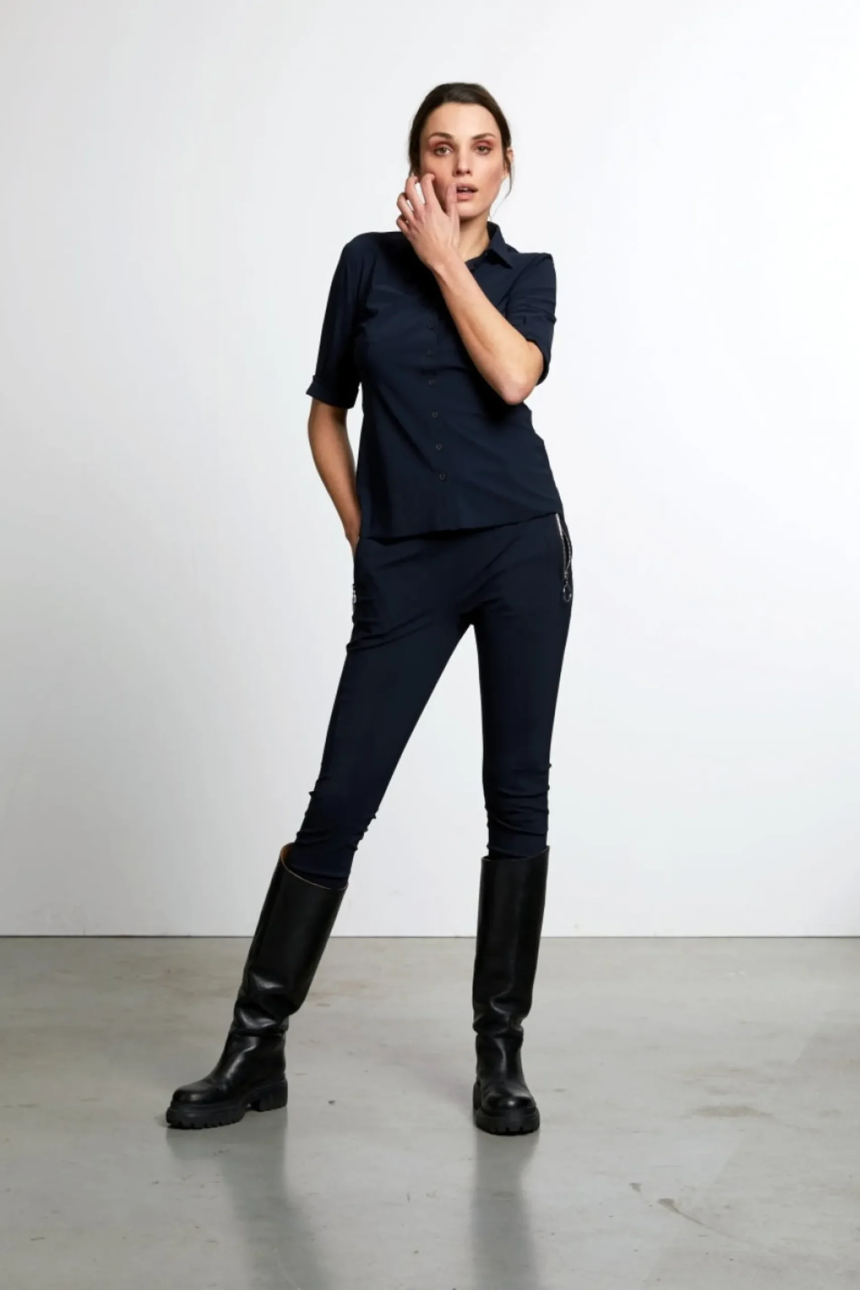 Pants Anna-Skinny Fit Technical Jersey