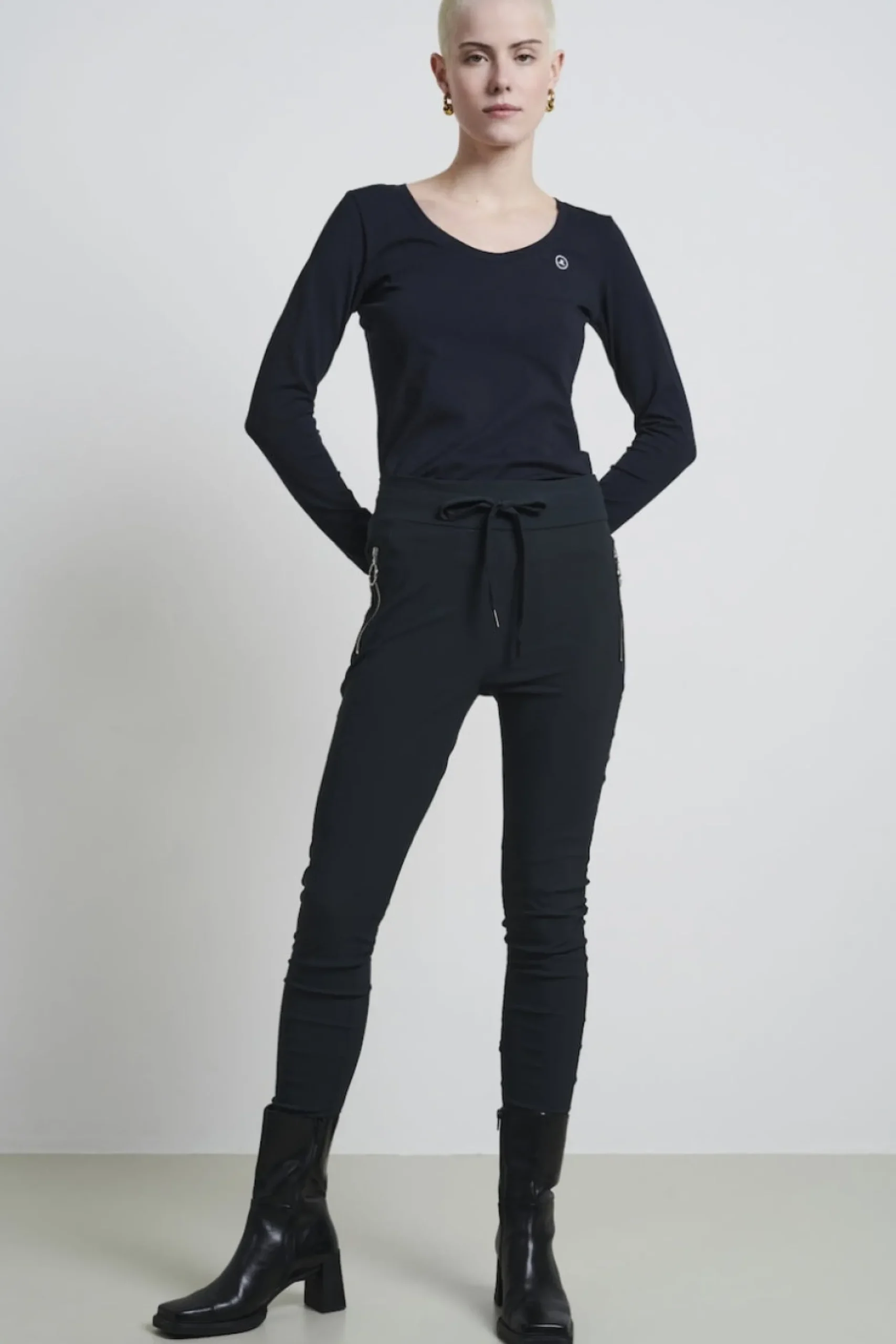 Pants Anna-Skinny Fit Technical Jersey
