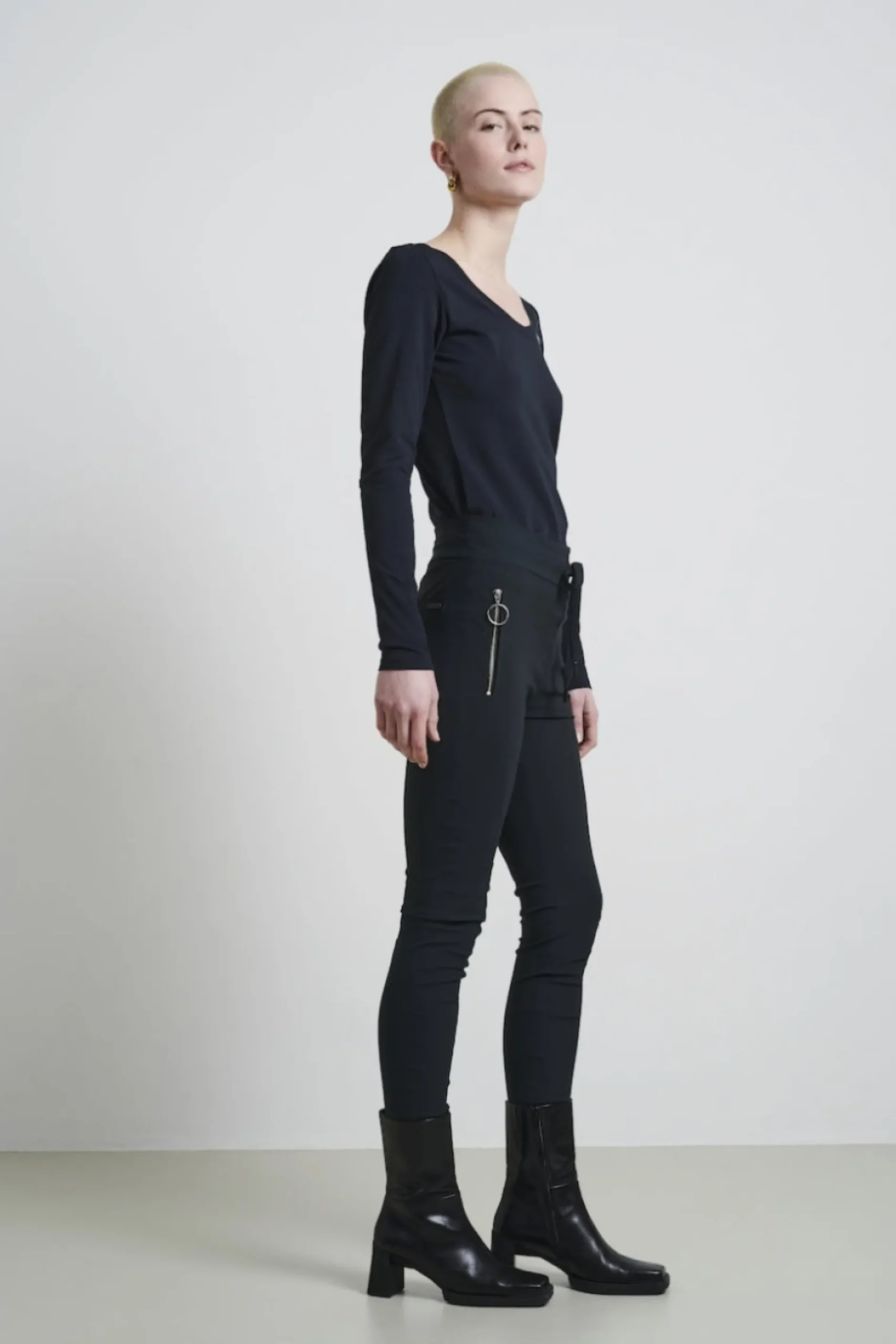 Pants Anna-Skinny Fit Technical Jersey
