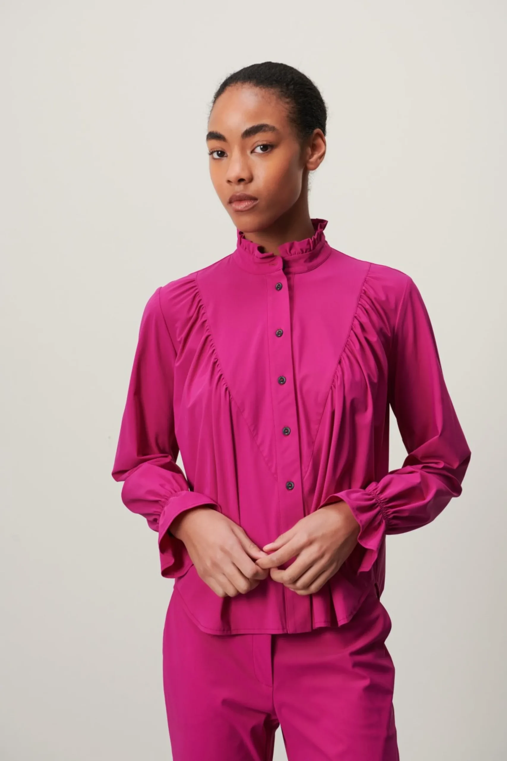 Roberta Blouse Technical Jersey